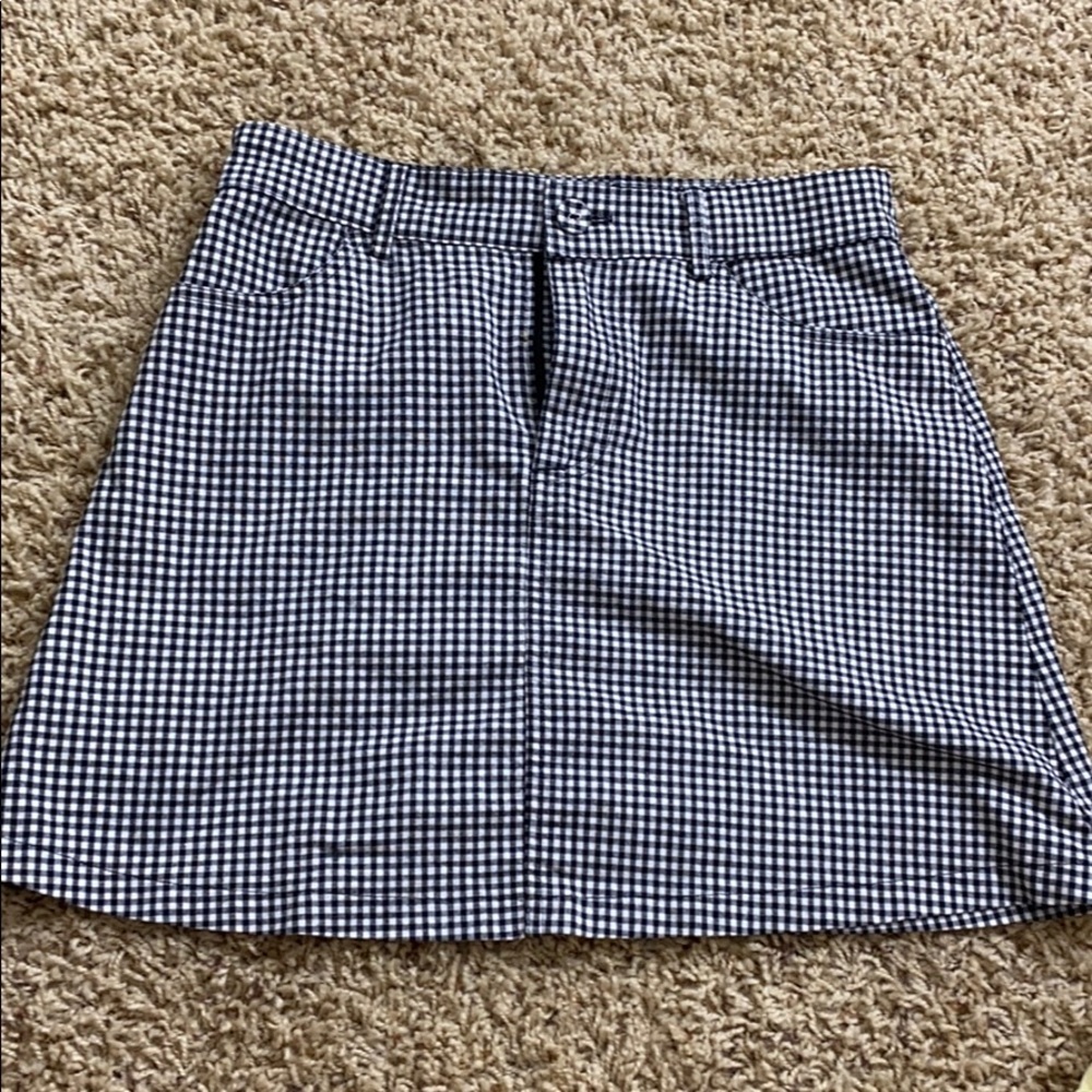 Plaid Mini Skirt